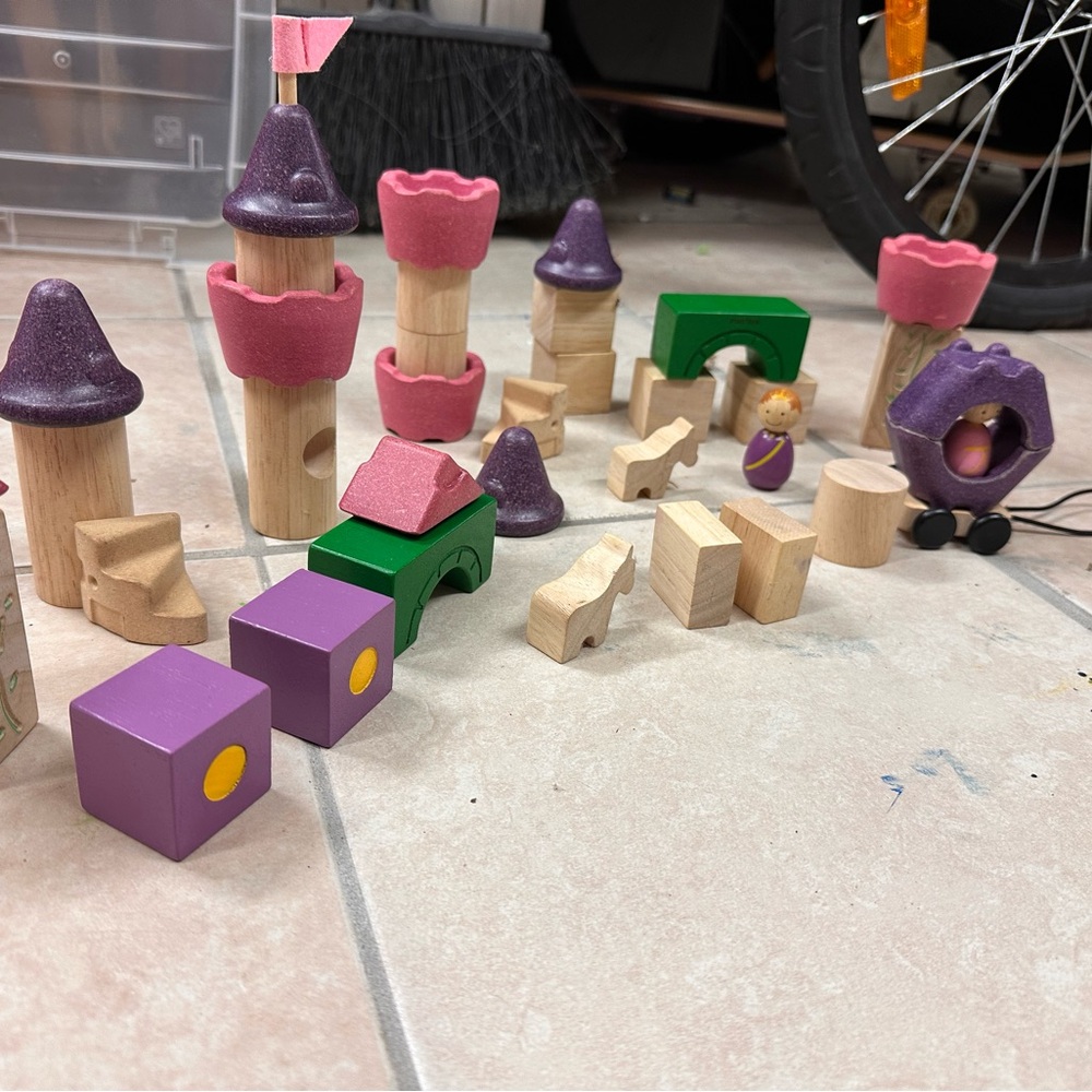 PlanToys Fairy Tale Wooden Blocks